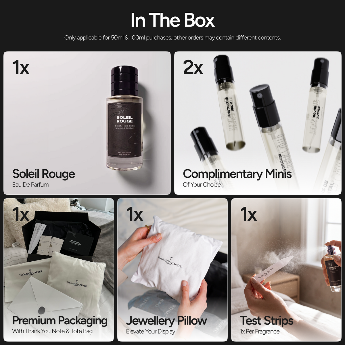 Inside the box | Full-size packaging · 50ml / 100ml